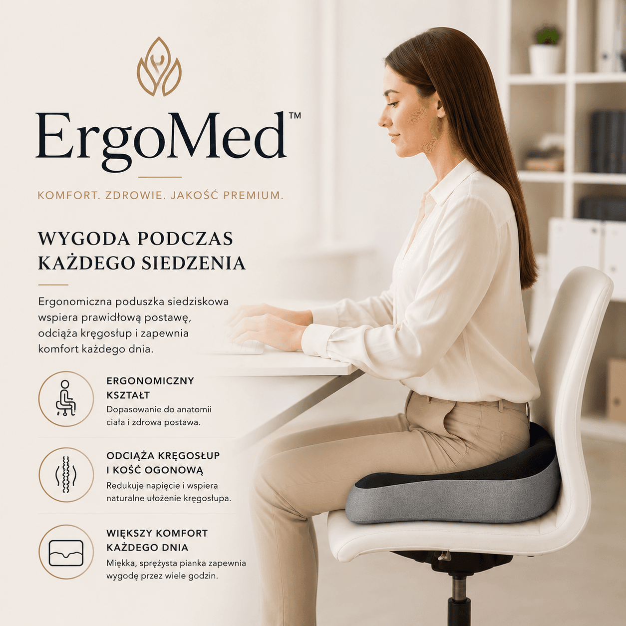 ErgoMed™ - Poduszka Ortopedyczna