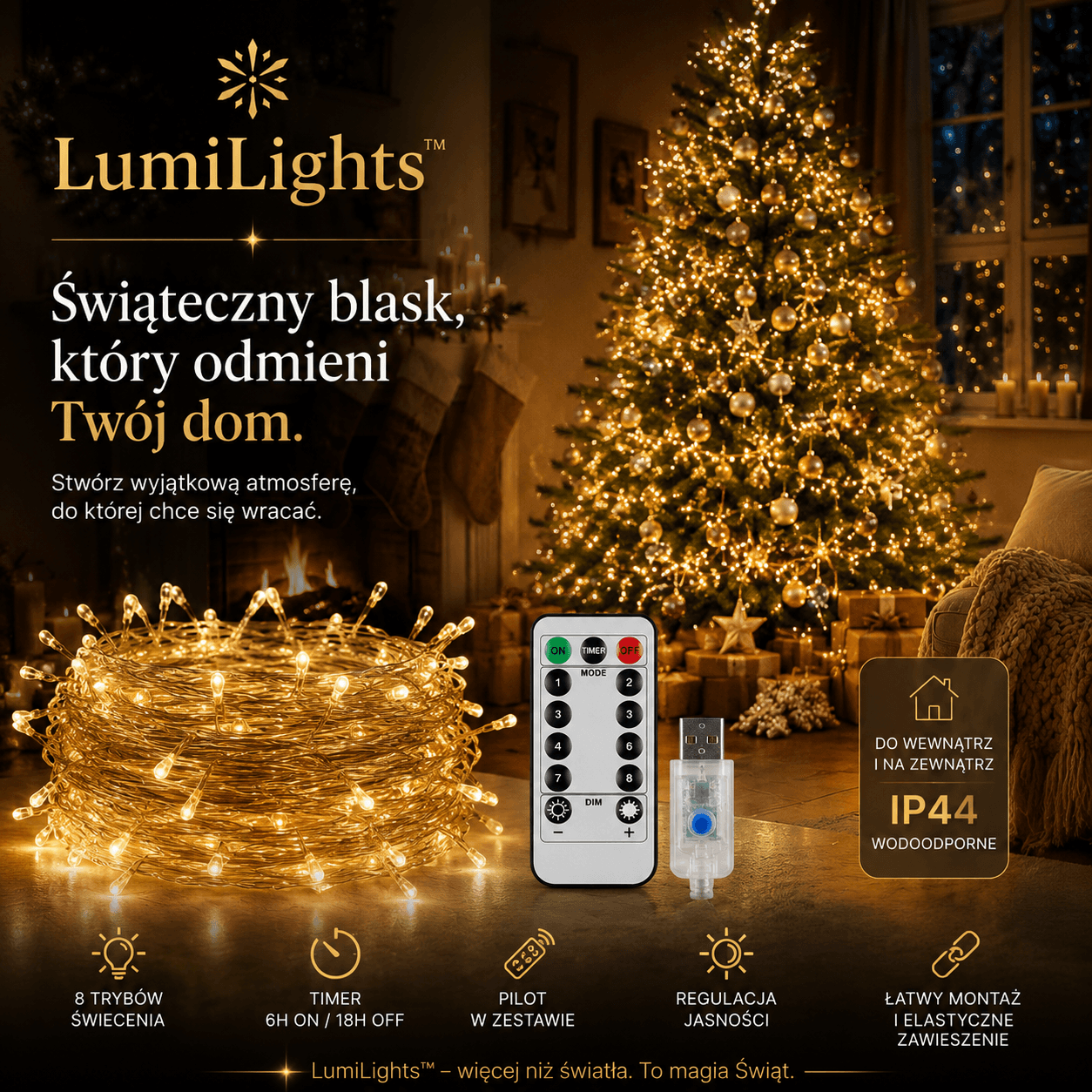 LumiLights™- Świąteczny blask, który odmieni Twój dom!