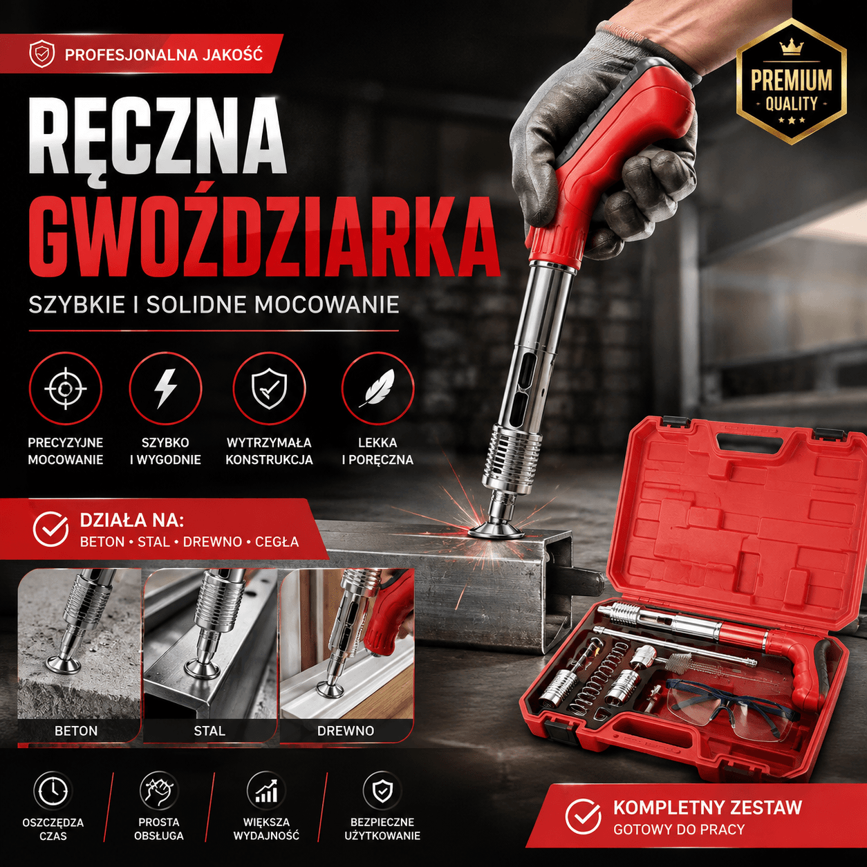 BetonStrike™ Mocowanie Bez Wysiłku